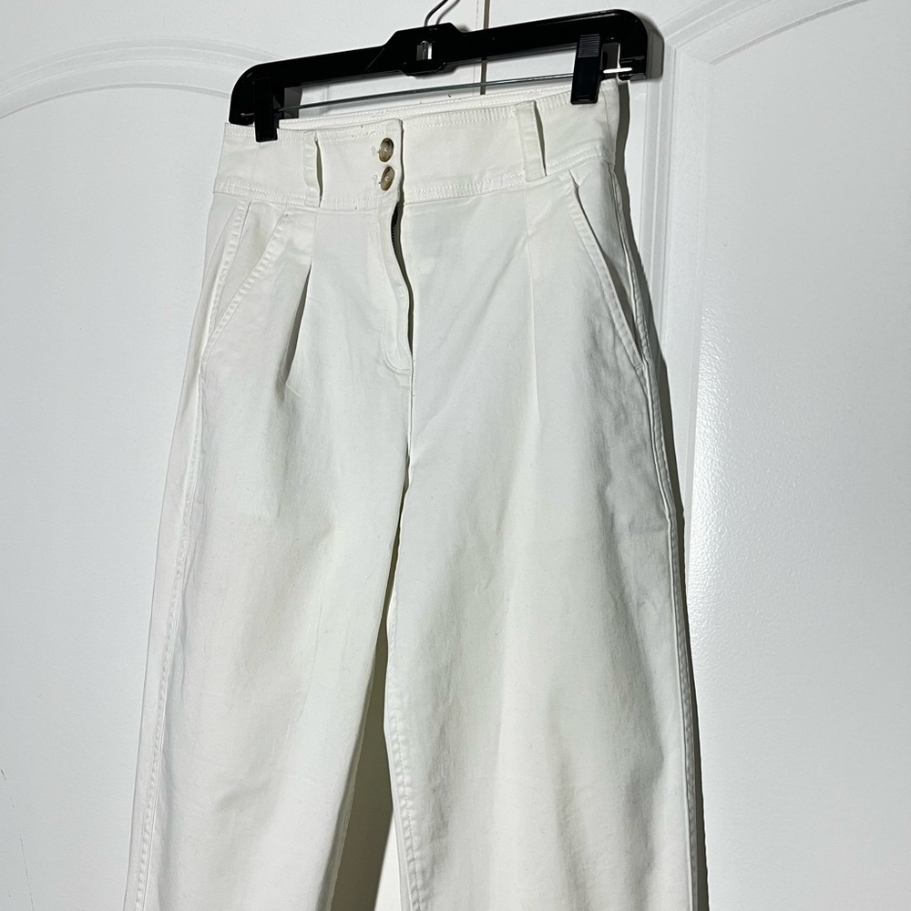 J Crew Pleated pant in garment-dyed chino size 00 NWT - Picture 7 of 9